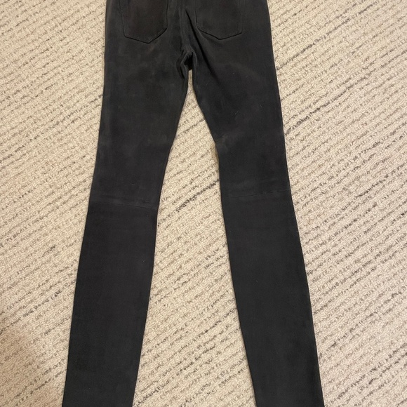 AG Jeans The Legging Super Skinny Slate Suede Pants size 25 - Picture 5 of 7